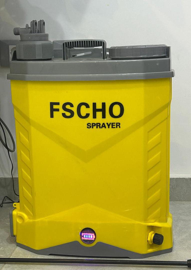 رشاش ظهر أصفر للتطهير