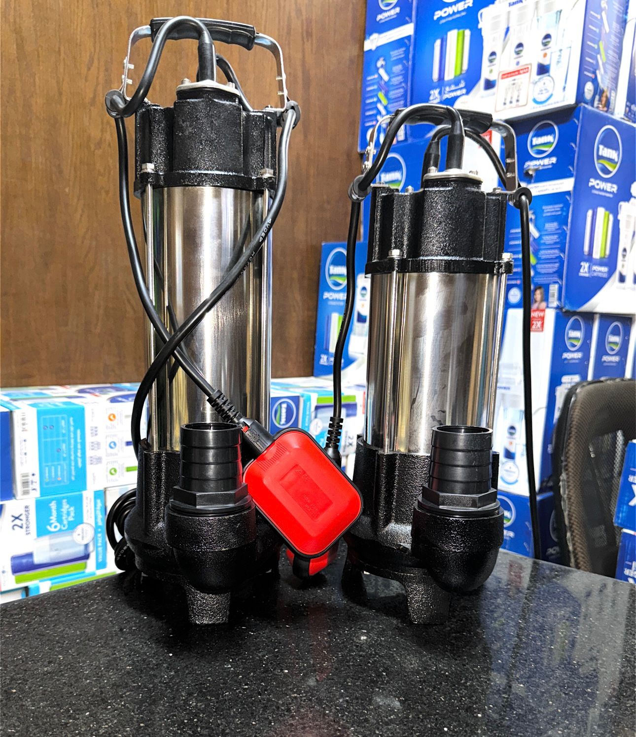 غاطسان من الستانلس مع عوامة